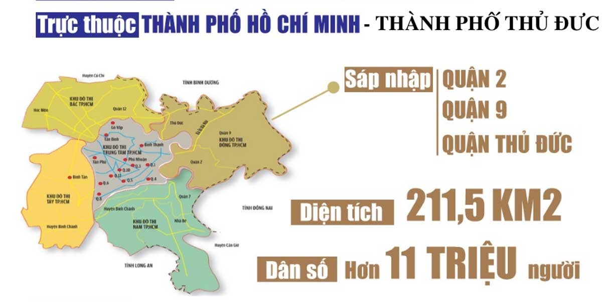 Bản đồ quy hoạch Thành phố Thủ Đức