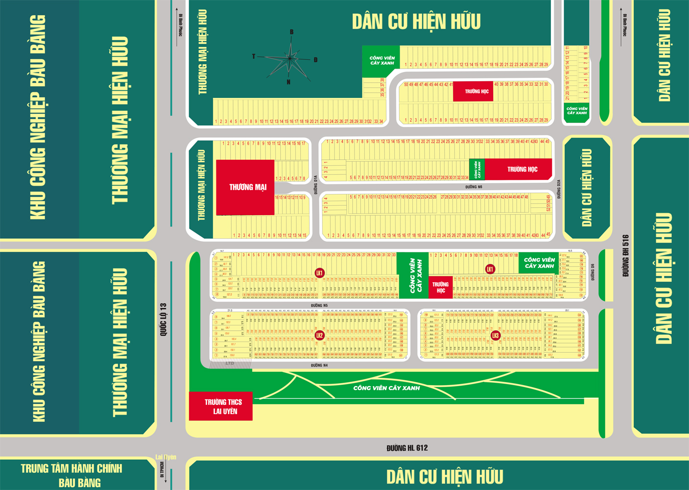 Mặt bằng Central Golden Land