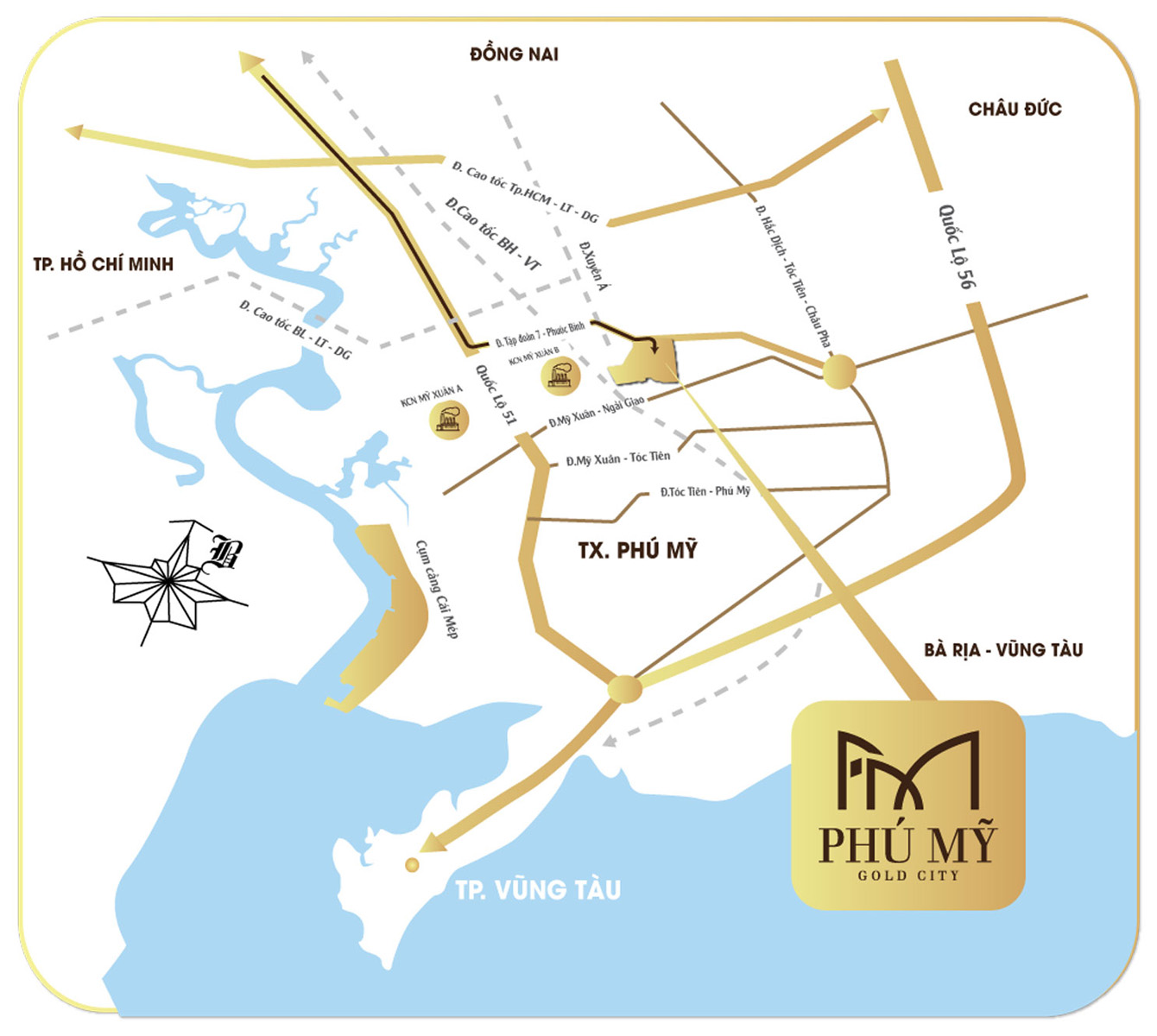 Vị trí Phú Mỹ Gold City