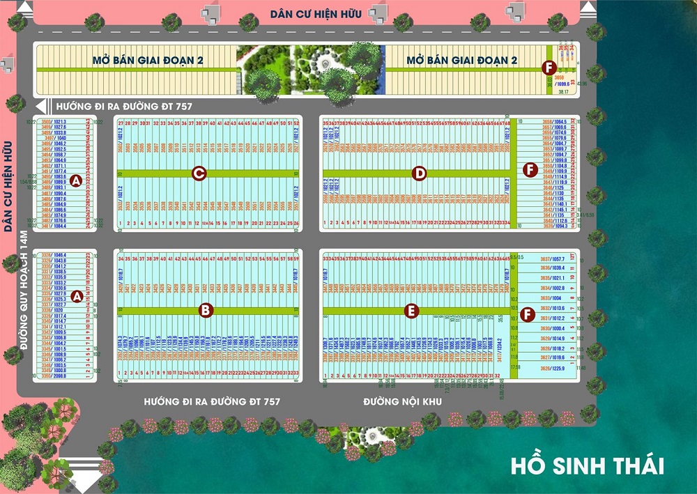 Mặt bằng Ecolake Valley