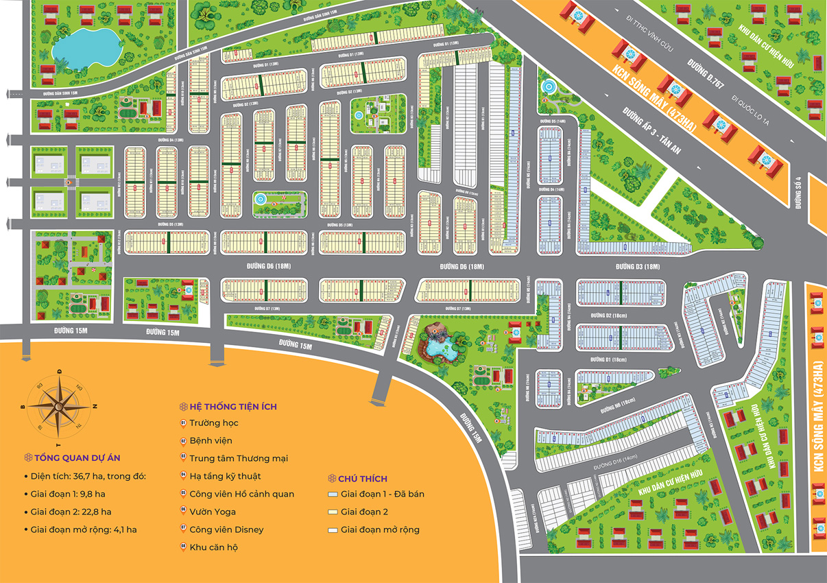 Mặt bằng Estella City