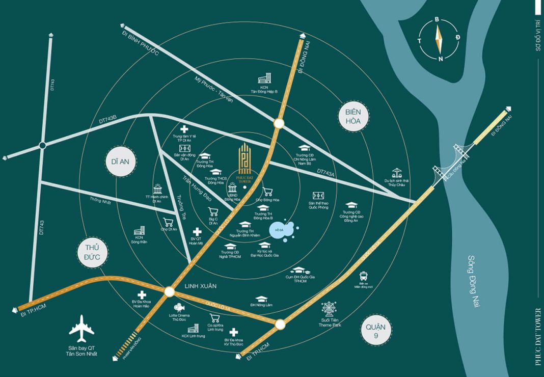 Vị trí Phúc Đạt Tower Vị trí Phúc Đạt Tower