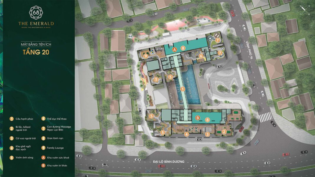 Mặt bằng tầng 20 Mặt bằng tầng 20