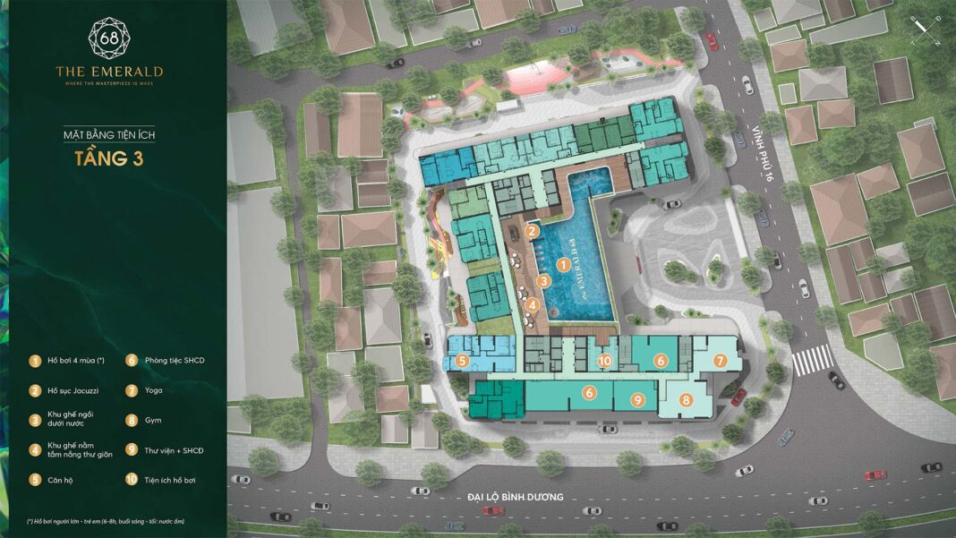 Mặt bằng tầng 3 Mặt bằng tầng 3