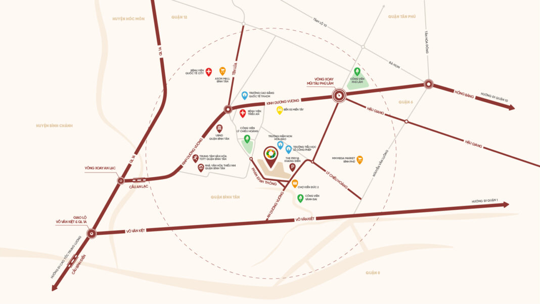 Vị trí The Sholi Vị trí The Sholi