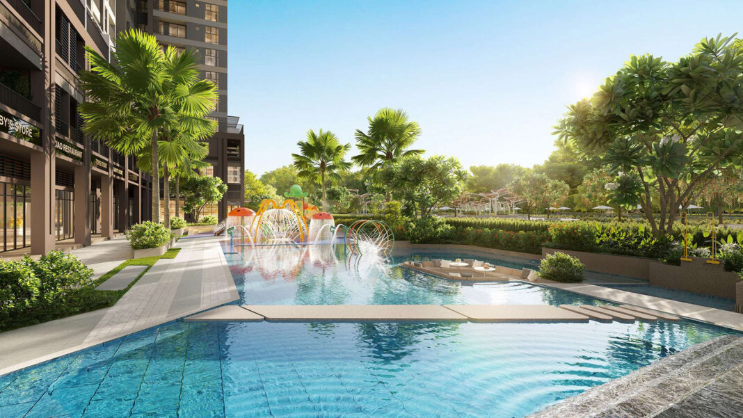 Hồ bơi sắc màu Hồ bơi sắc màu