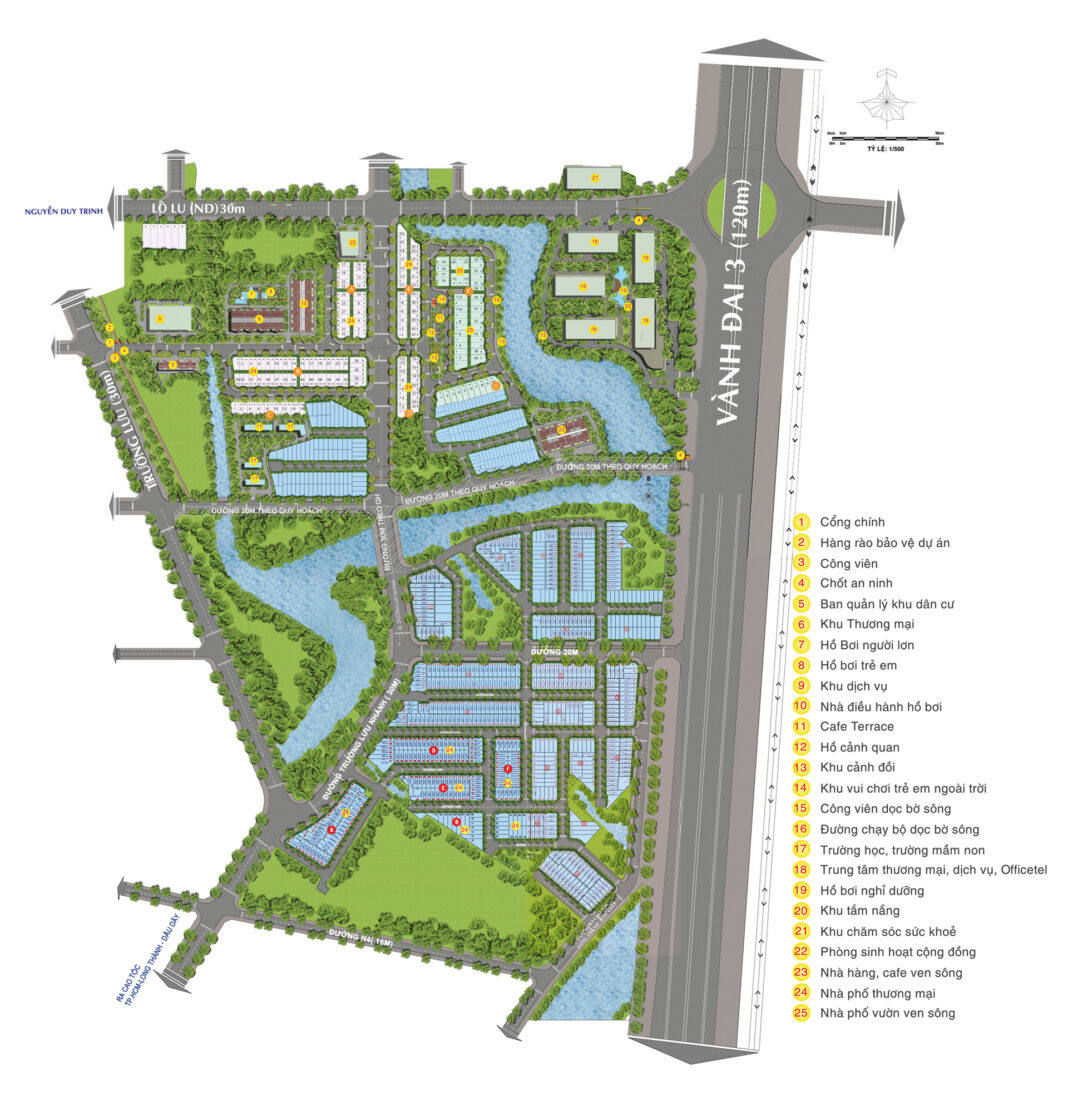 Mặt bằng tổng thể Centana Điền Phúc Thành Mặt bằng tổng thể Centana Điền Phúc Thành