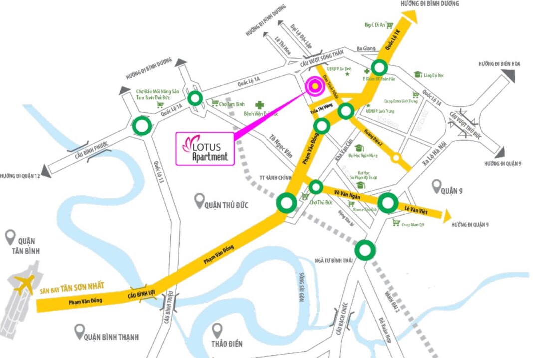 Vị trí Lotus Sen Hồng Vị trí Lotus Sen Hồng