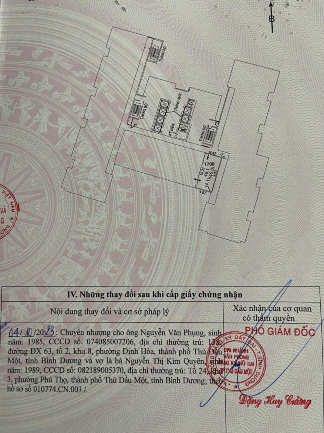 Sổ hồng chung cư Biconsi Chợ Đình Sổ hồng chung cư Biconsi Chợ Đình