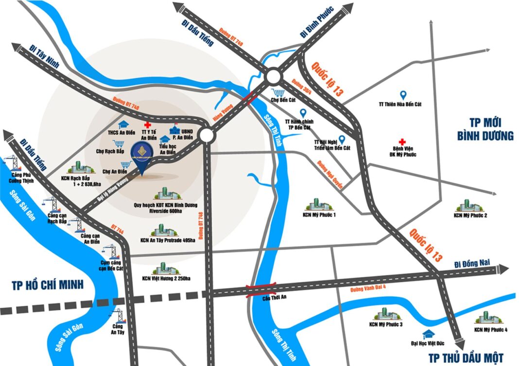 Vị trí Gia Khải Luxury Vị trí Gia Khải Luxury