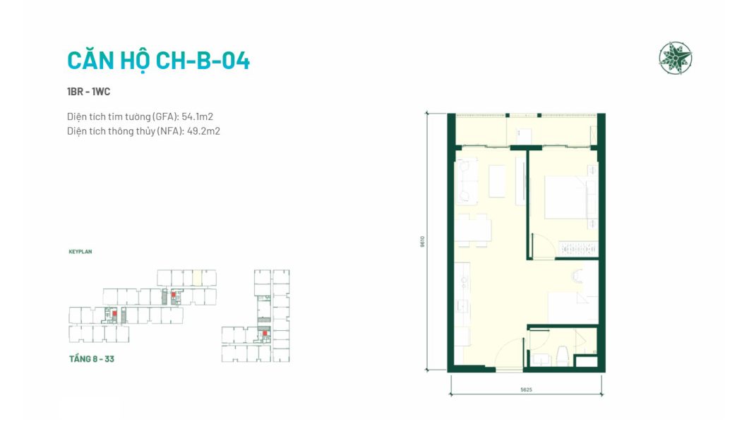 Căn hộ 1PN Căn hộ 1PN