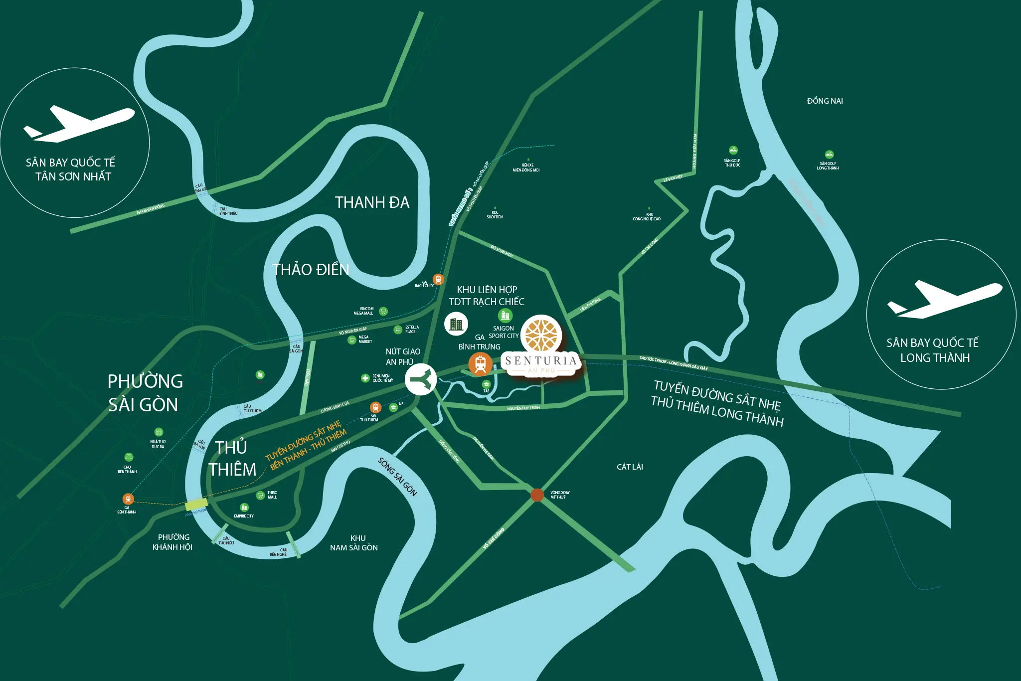 Vị trí Senturia An Phú