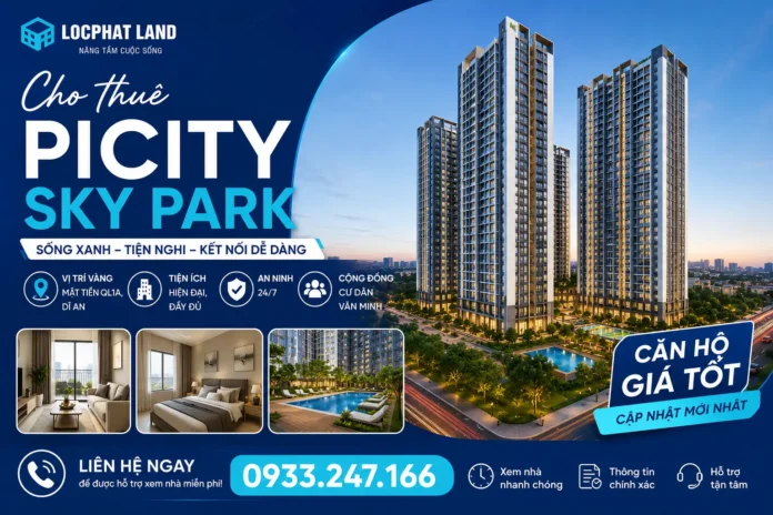 Cho thuê căn hộ Picity Sky Park Cho thuê căn hộ Picity Sky Park