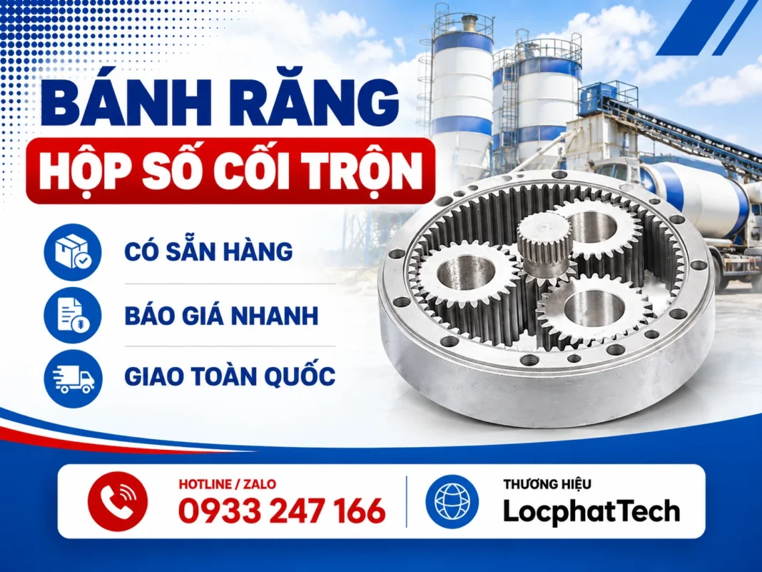 Bánh răng hộp số cối trộn Bánh răng hộp số cối trộn