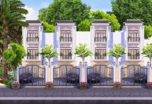 Phối cảnh dự án nhà phố Louis Resident Dĩ An Bình Dương