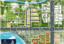 Mặt bằng tổng thể dự án đất nền Lakeview Bình Dương