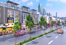 Trục đường chính dự án đất nền Hoàng Lộc Dragon City 2