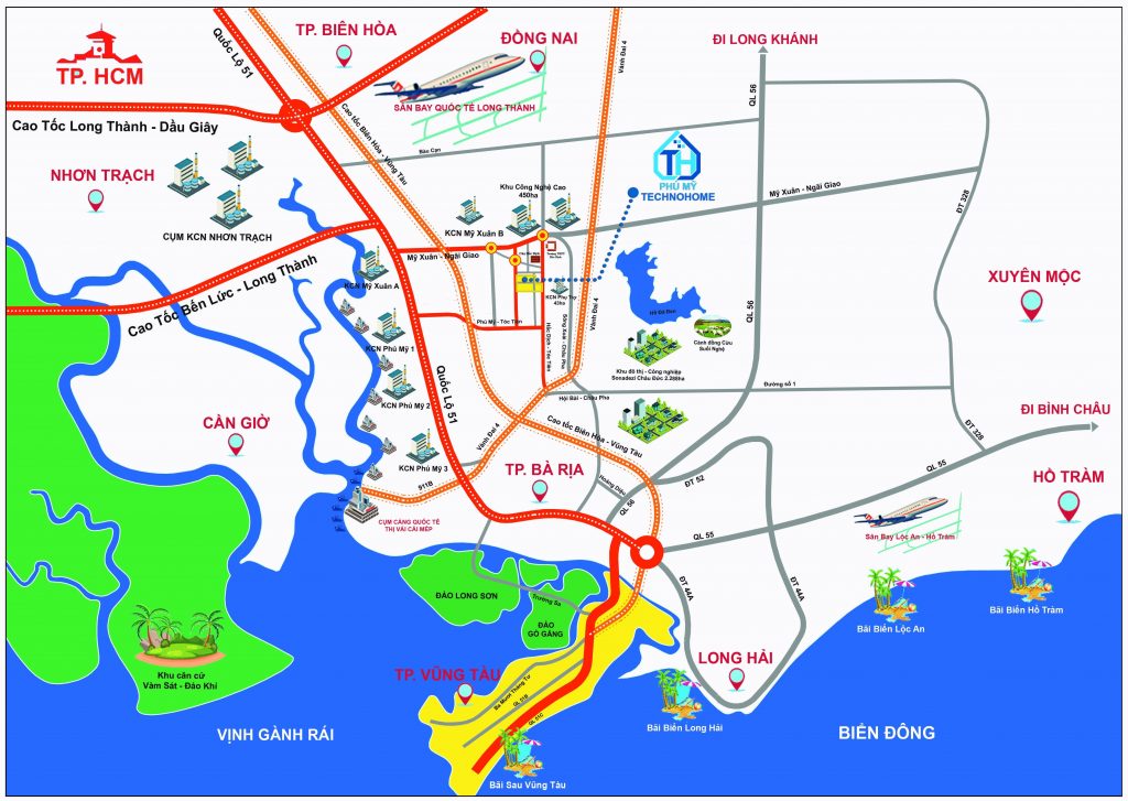 Vị trí Phú Mỹ Technohome