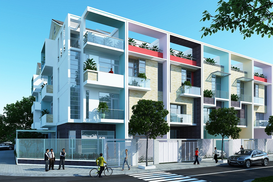 Nhà phố tại dự án đất nền Tân Lập Garden