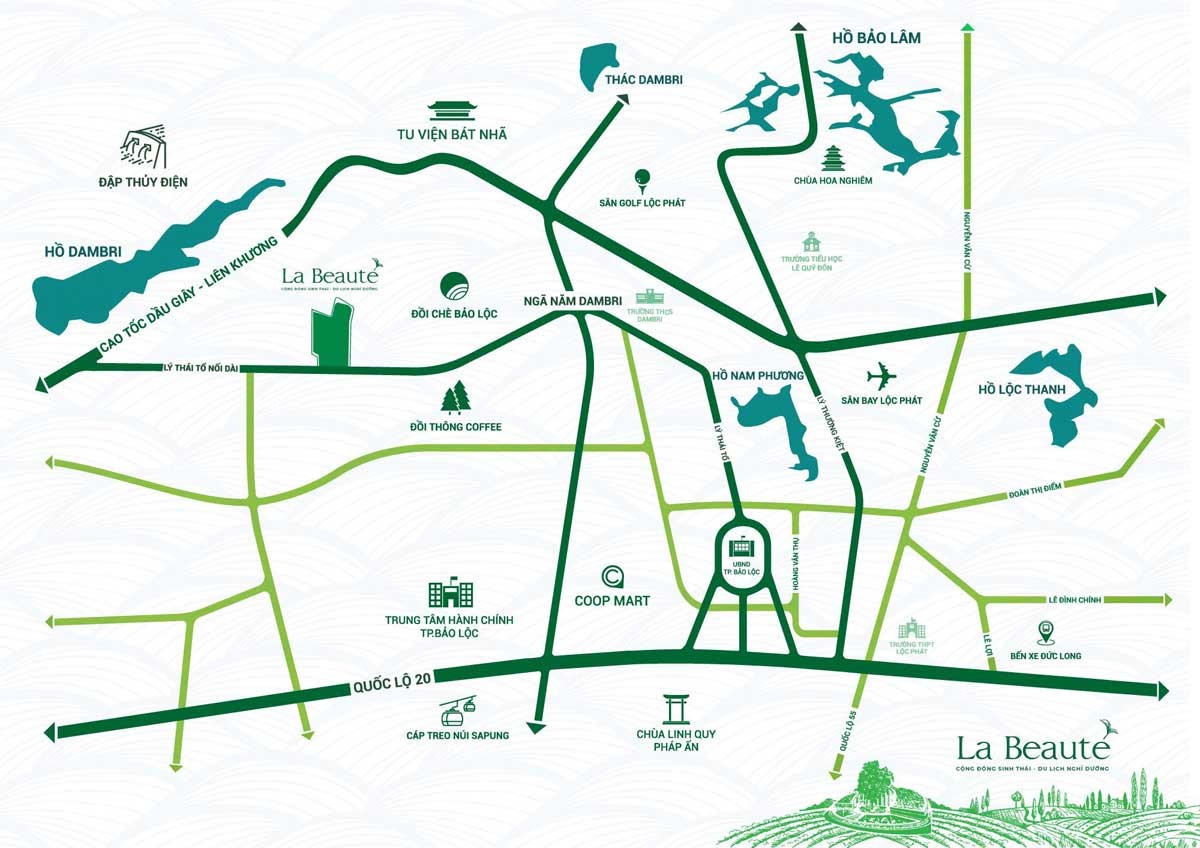 Vị trí La Beauté Bảo Lộc