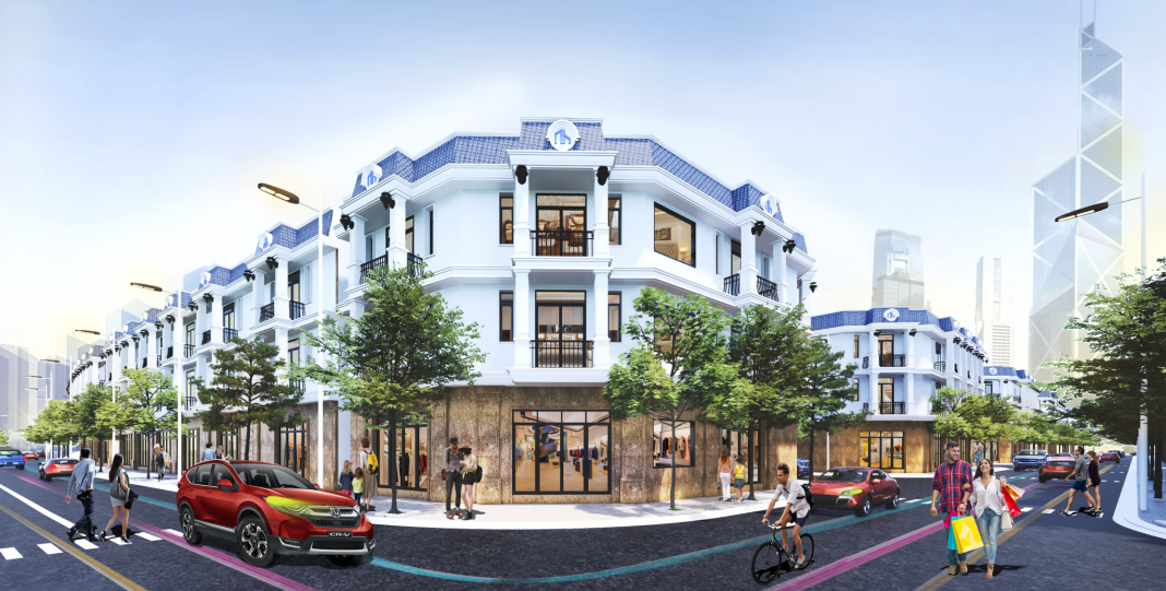 Phối cảnh góc Queen Home An Phú