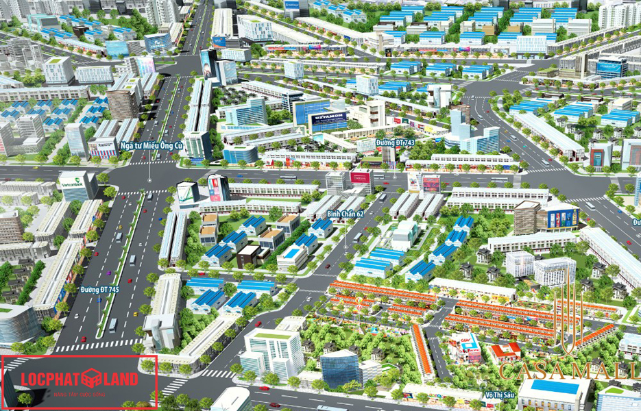 Đất nền Casa Mall Bình Dương