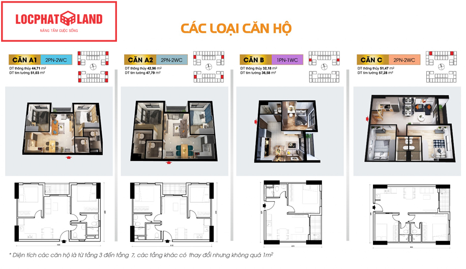 Mặt bằng căn hộ