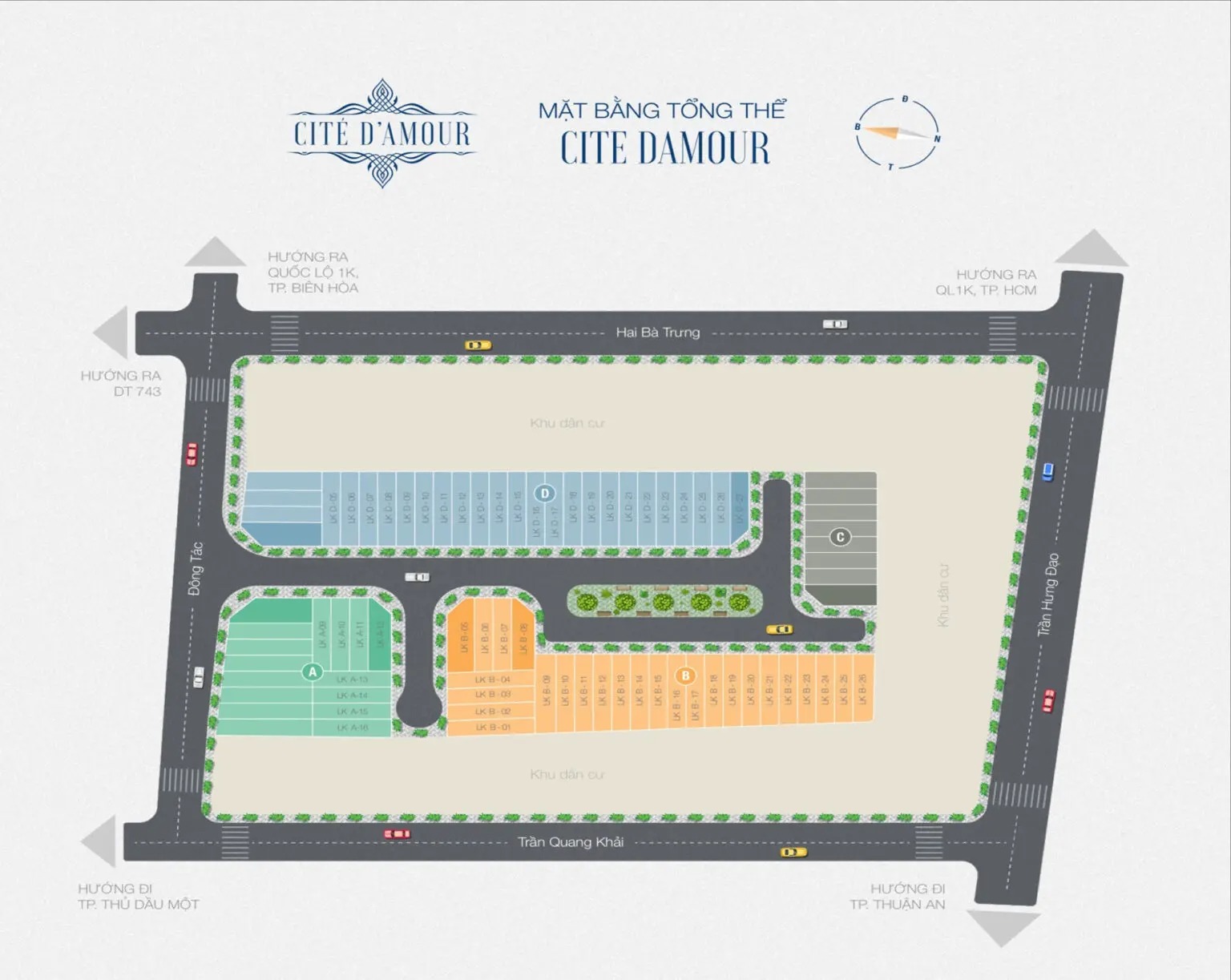 Mặt bằng Cite’ D’amour
