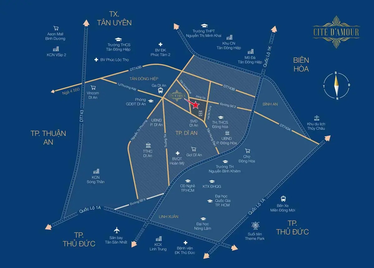 Tiện ích Cite’ D’amour