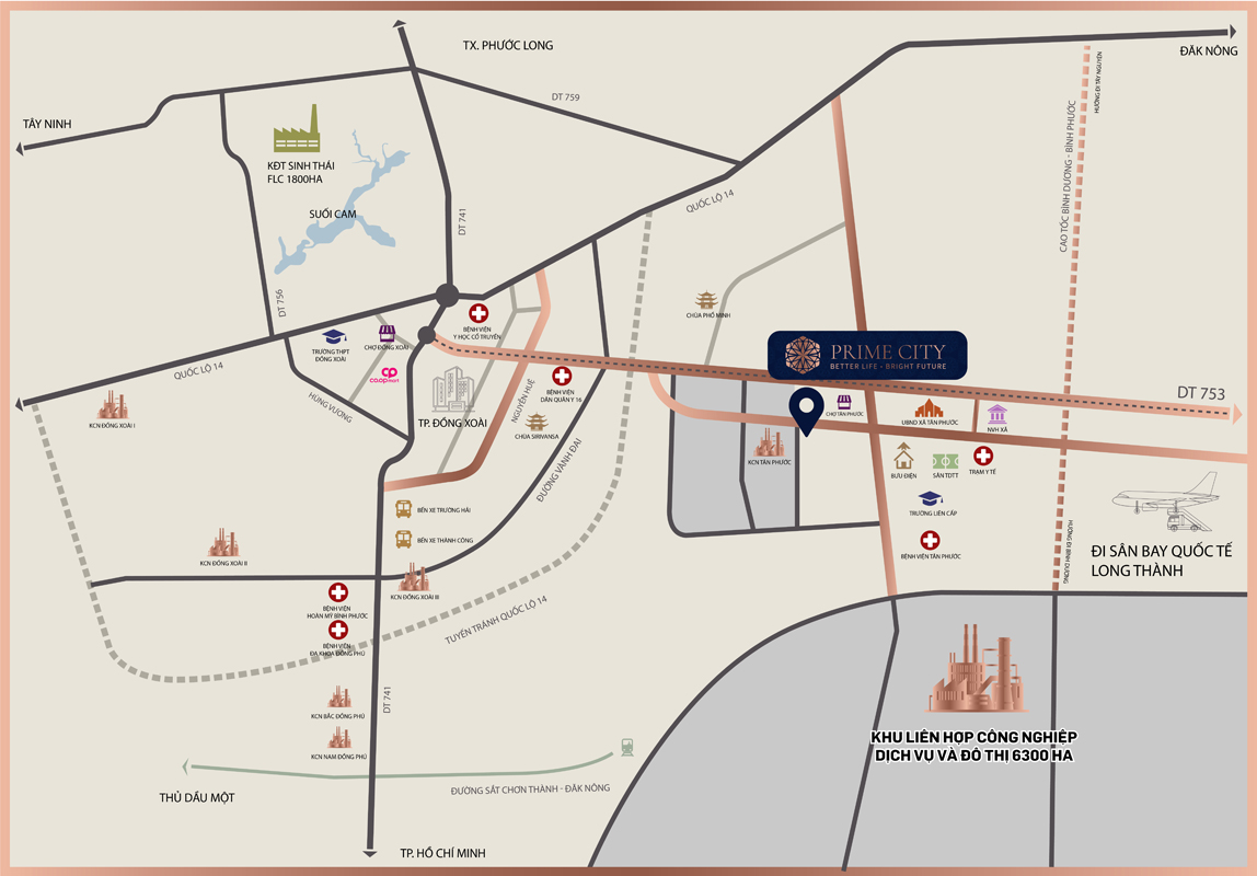 Vị trí Prime City