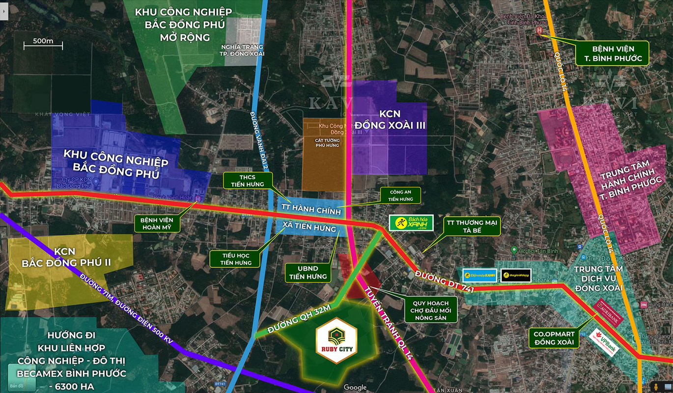 Liên kết vùng dự án Ruby City