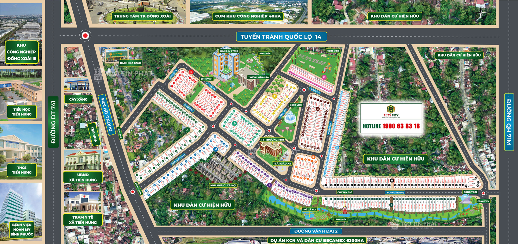 Sơ đồ phân lô Ruby City