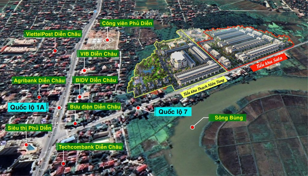 Vị trí khu đô thị Hoàng Sơn