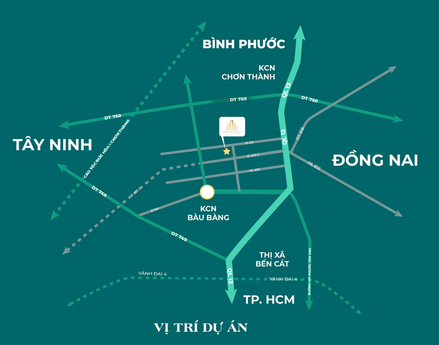 Vị trí Luxury Golden City