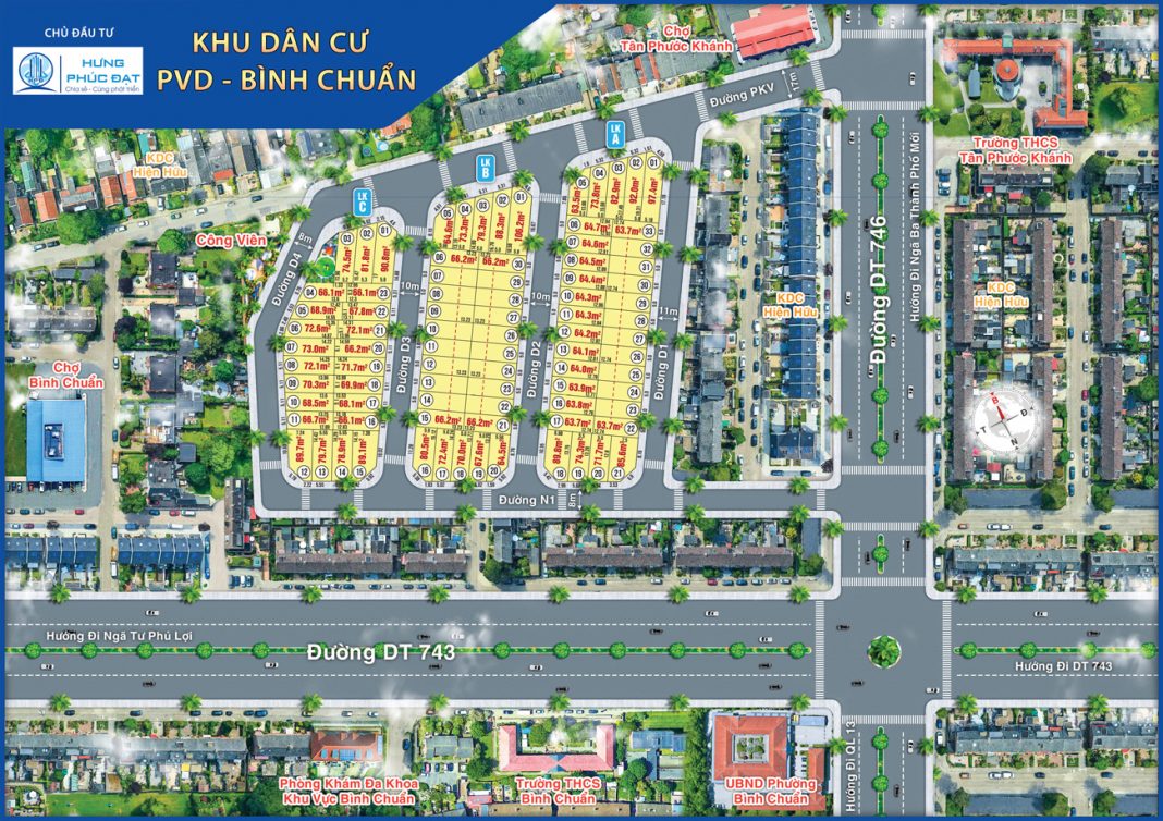 Mặt bằng PVD Bình Chuẩn