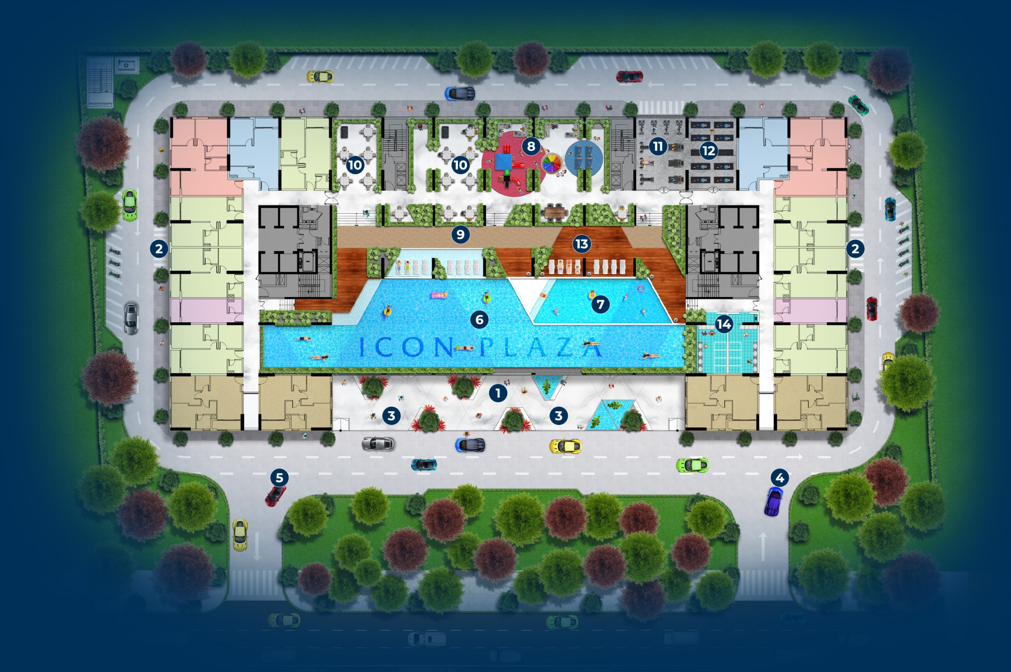 Mặt bằng tiện ích