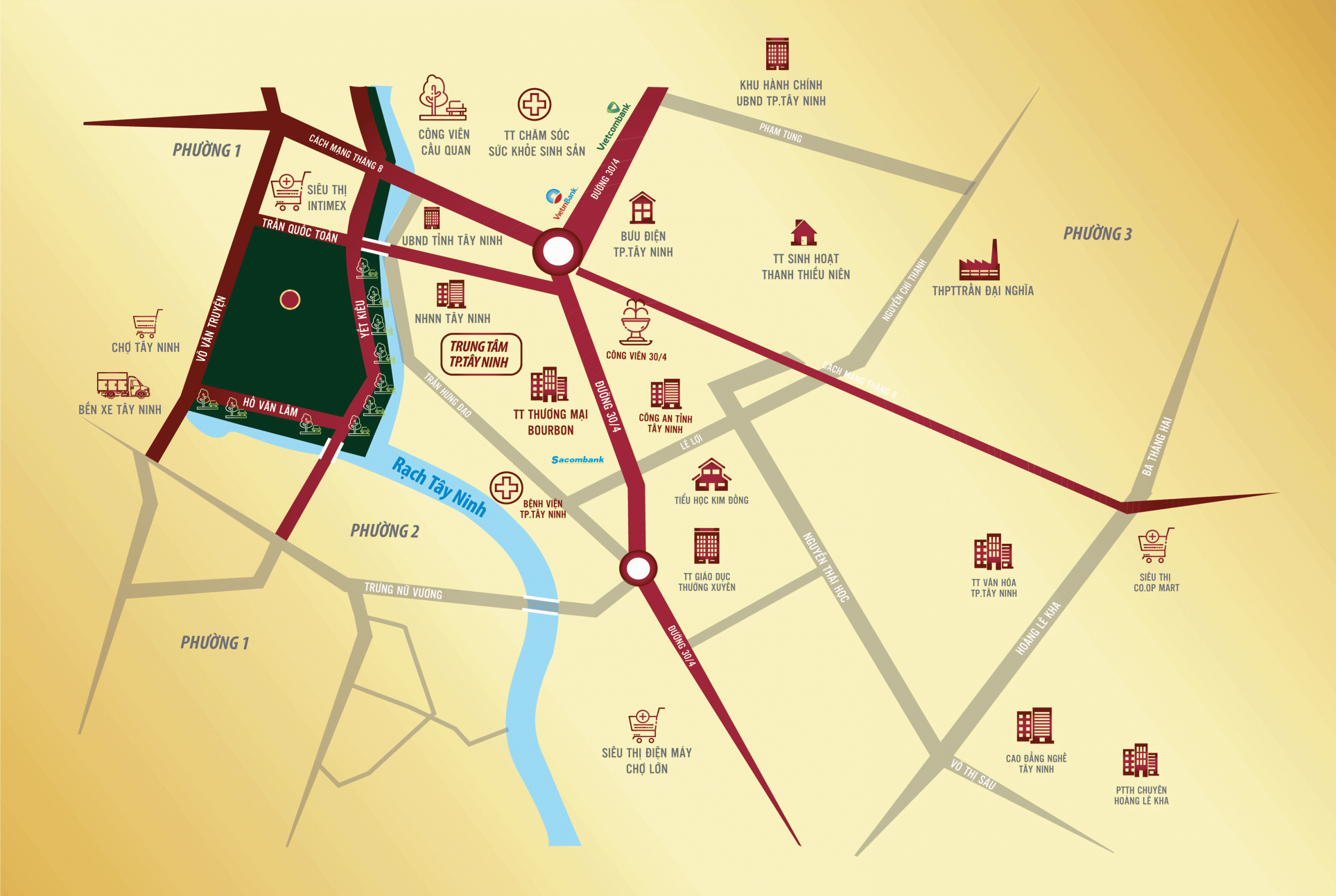 Vị trí Golden City