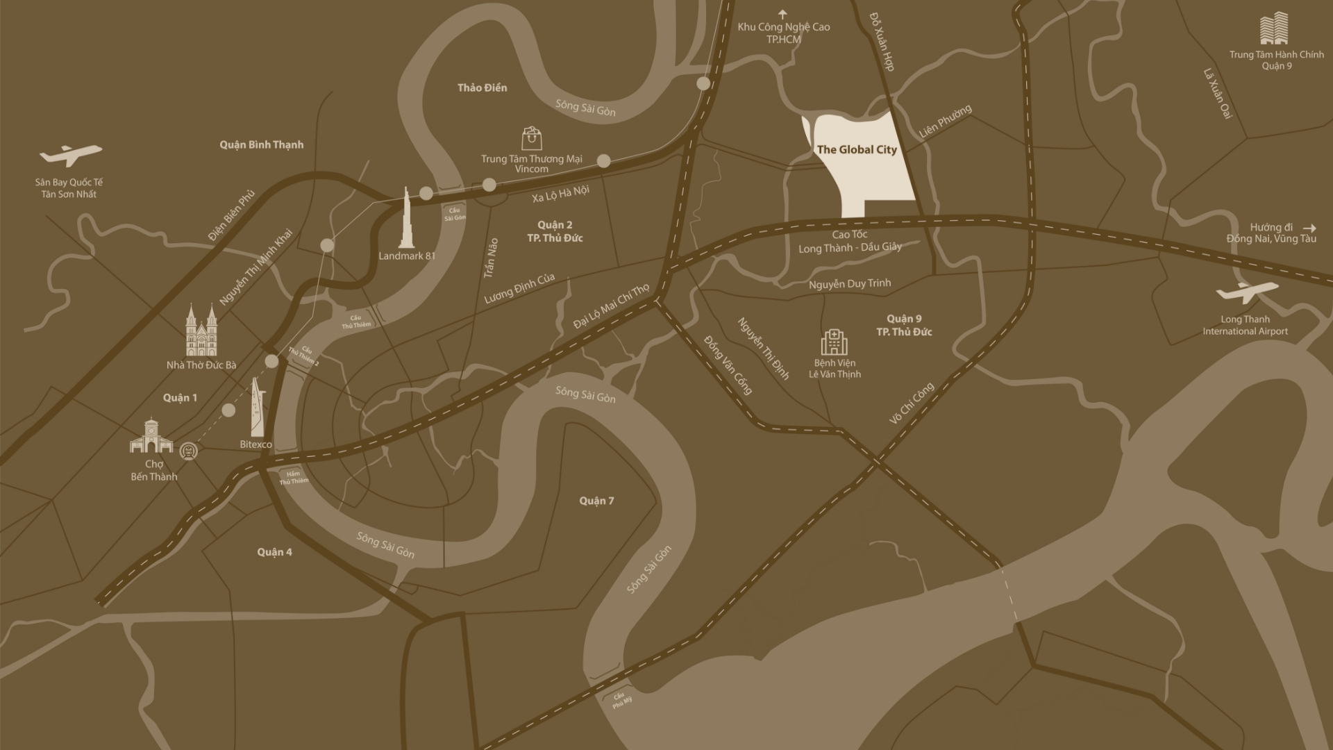 Vị trí The Global City