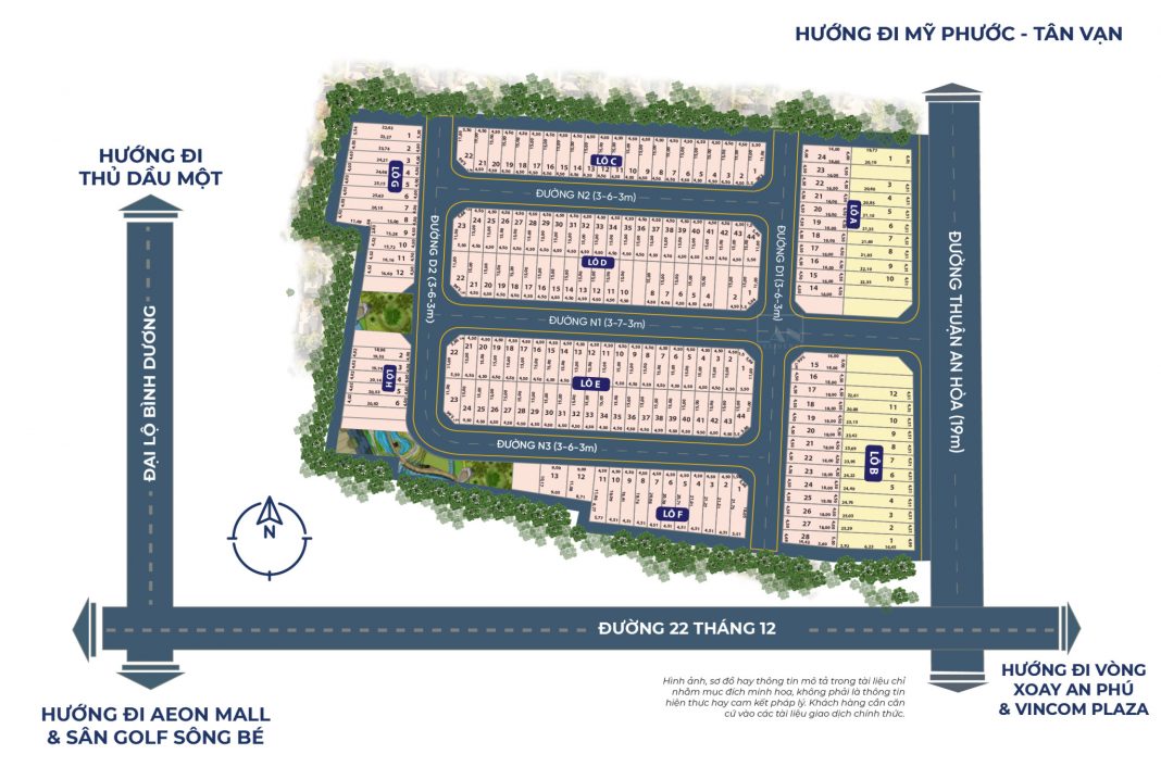 Mặt bằng dự án An Residence