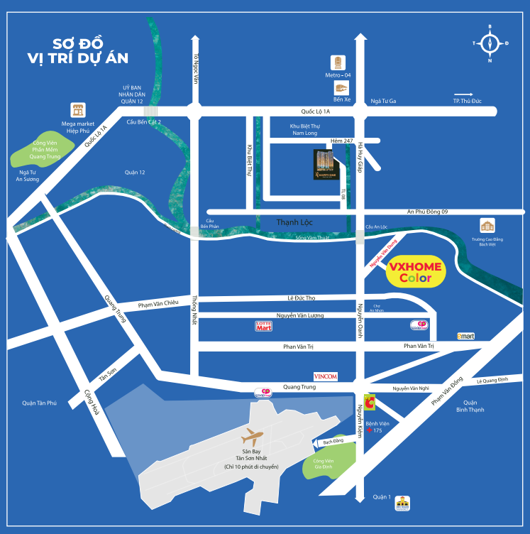 Vị trí VX Nguyễn Oanh