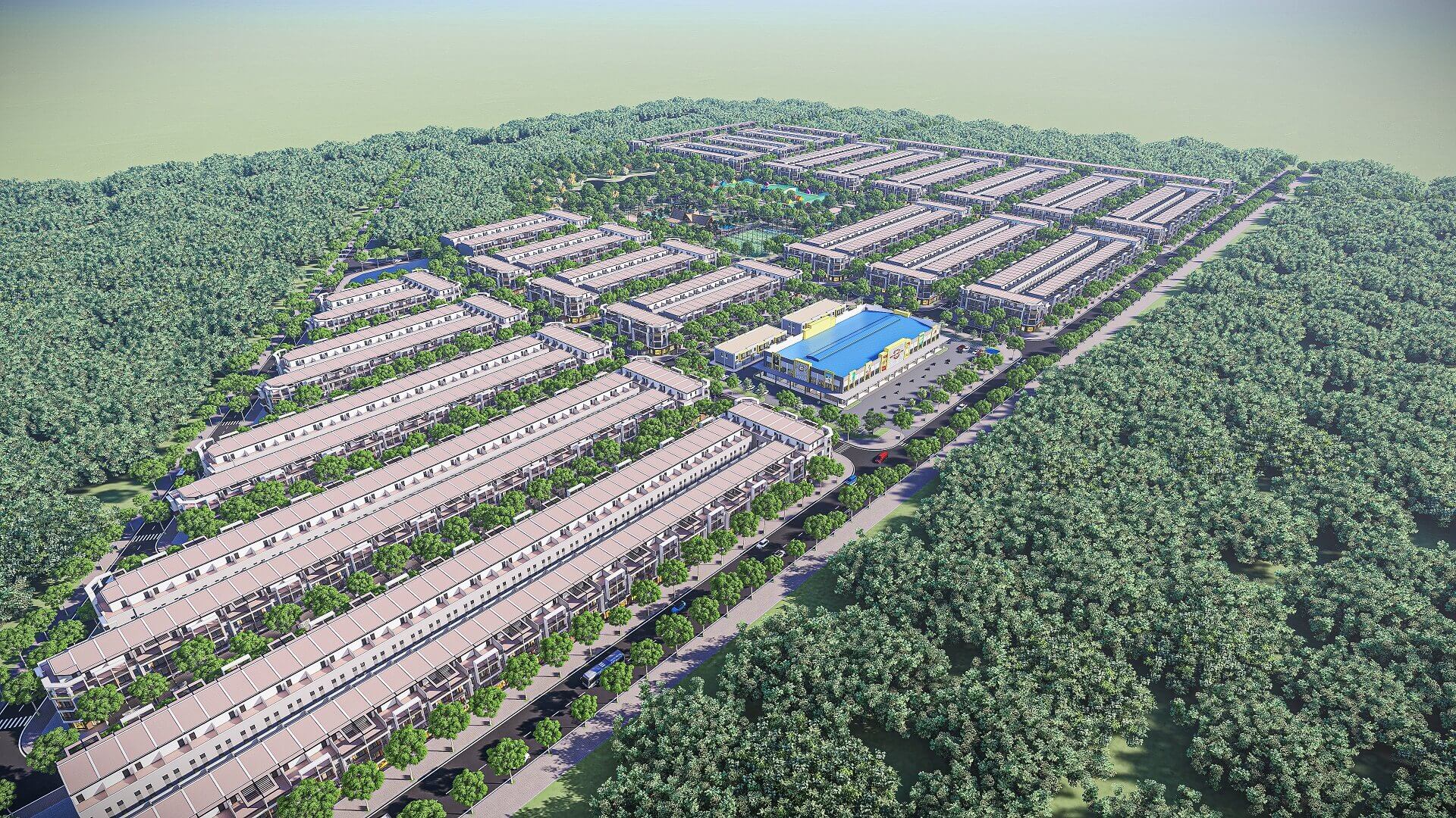 Phối cảnh khu dân cư Nam Hà