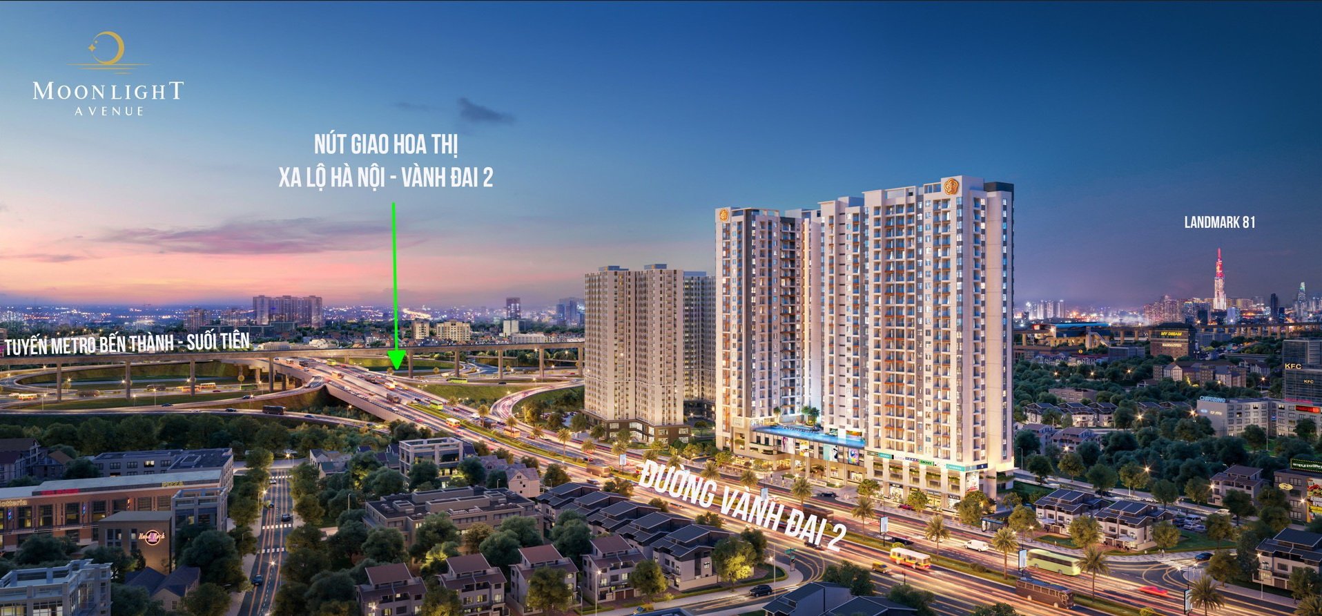 Tổng thể Moonlight Avenue