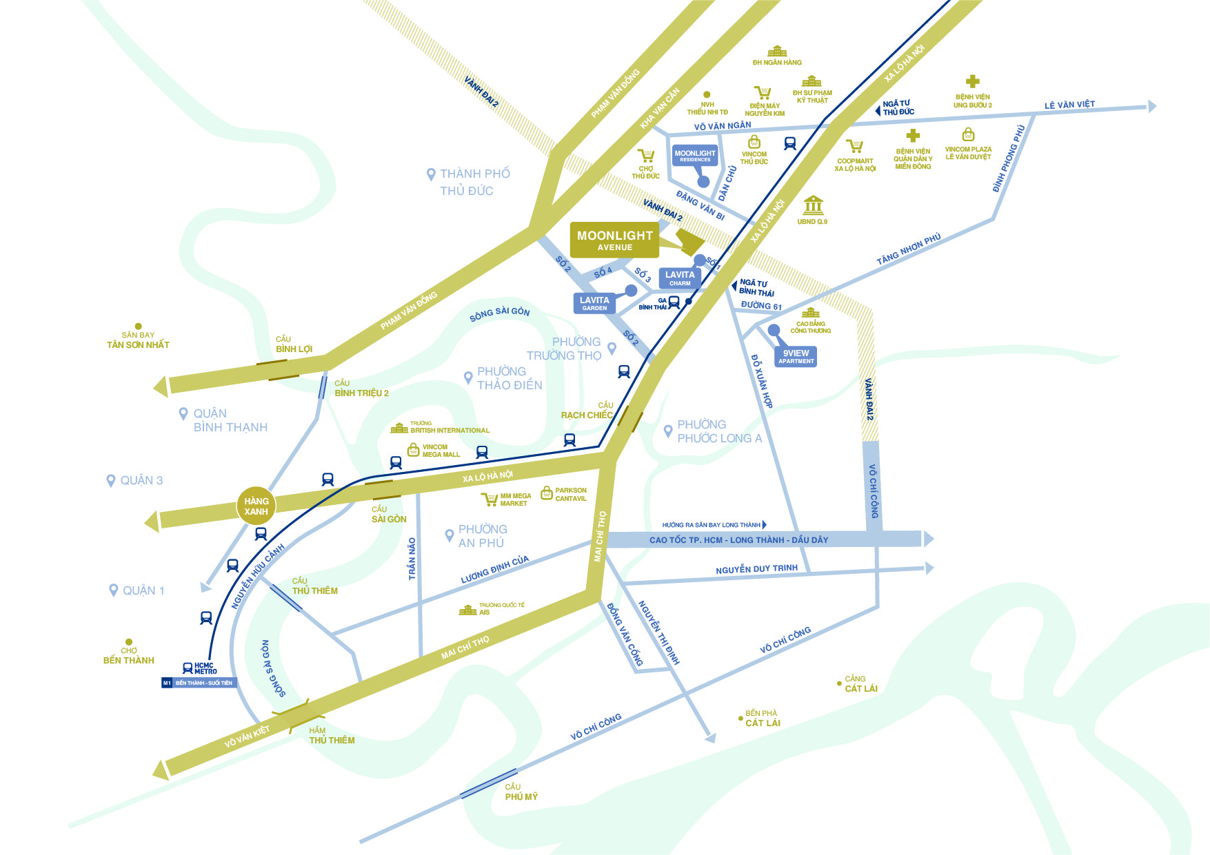 Vị trí Moonlight Avenue