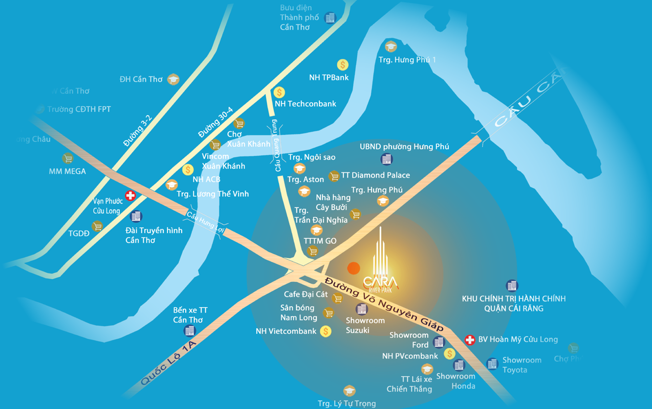 Vị trí Cara River Park
