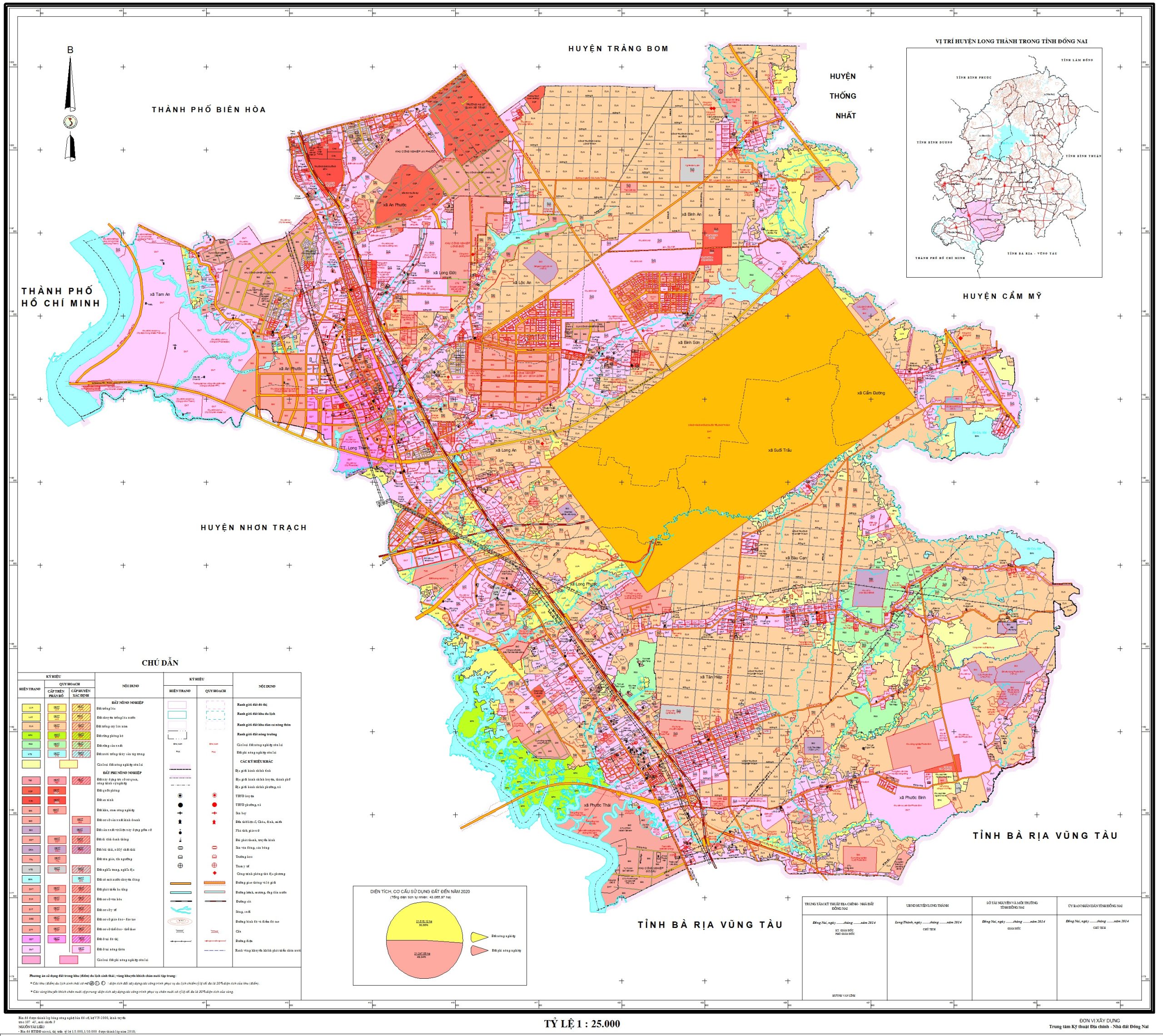 Bản đồ huyện Long Thành