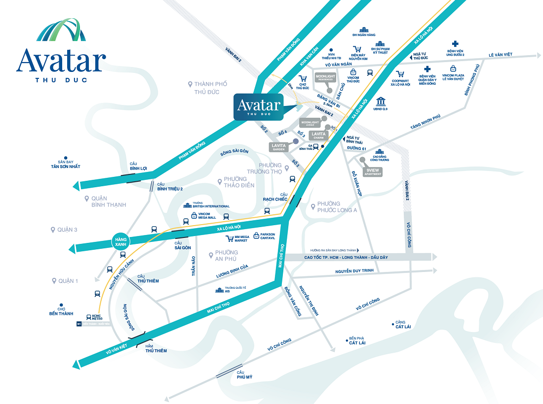 Vị tr Avatar Thủ Đức