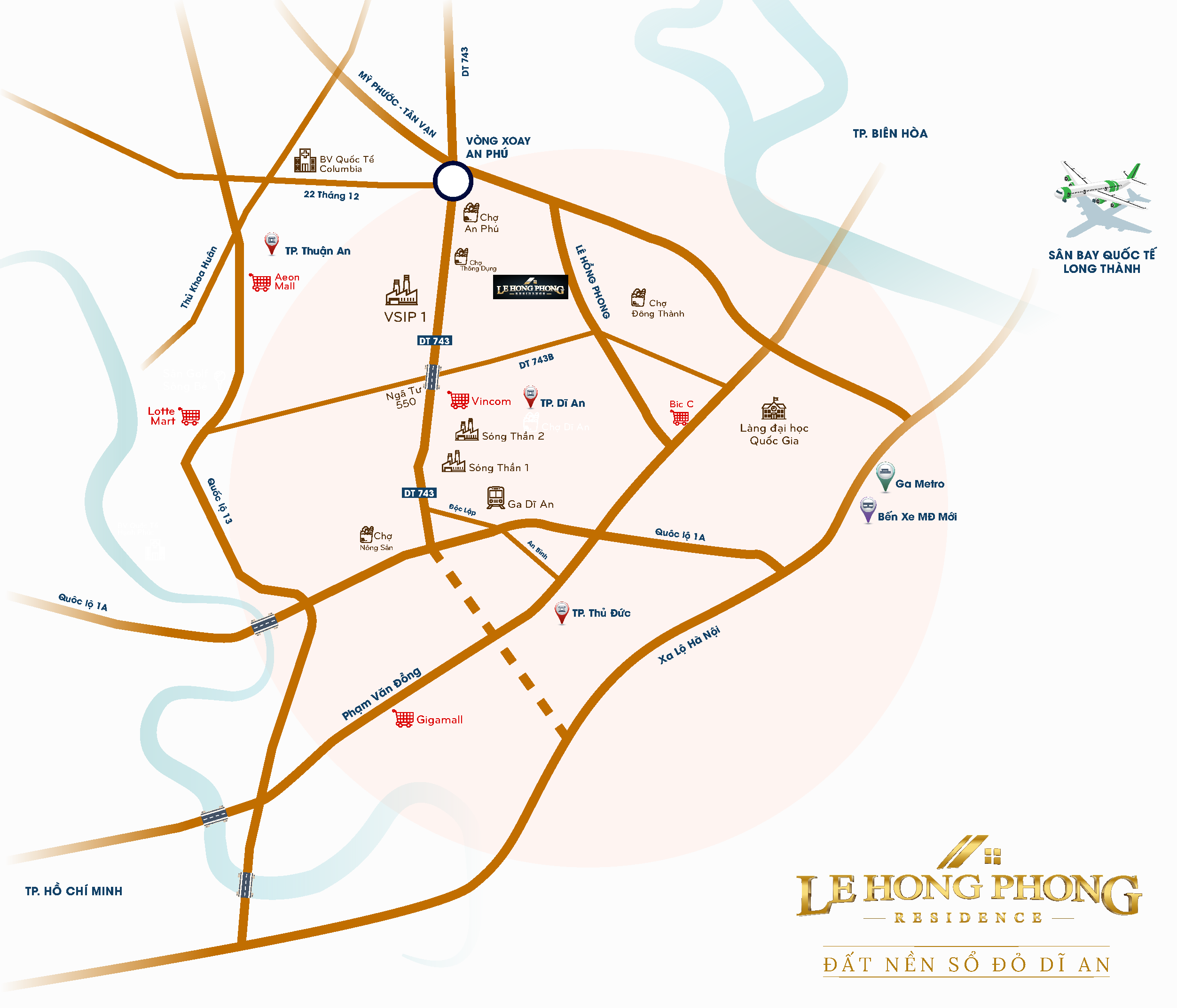 Vị trí Lê Hồng Phong Residence