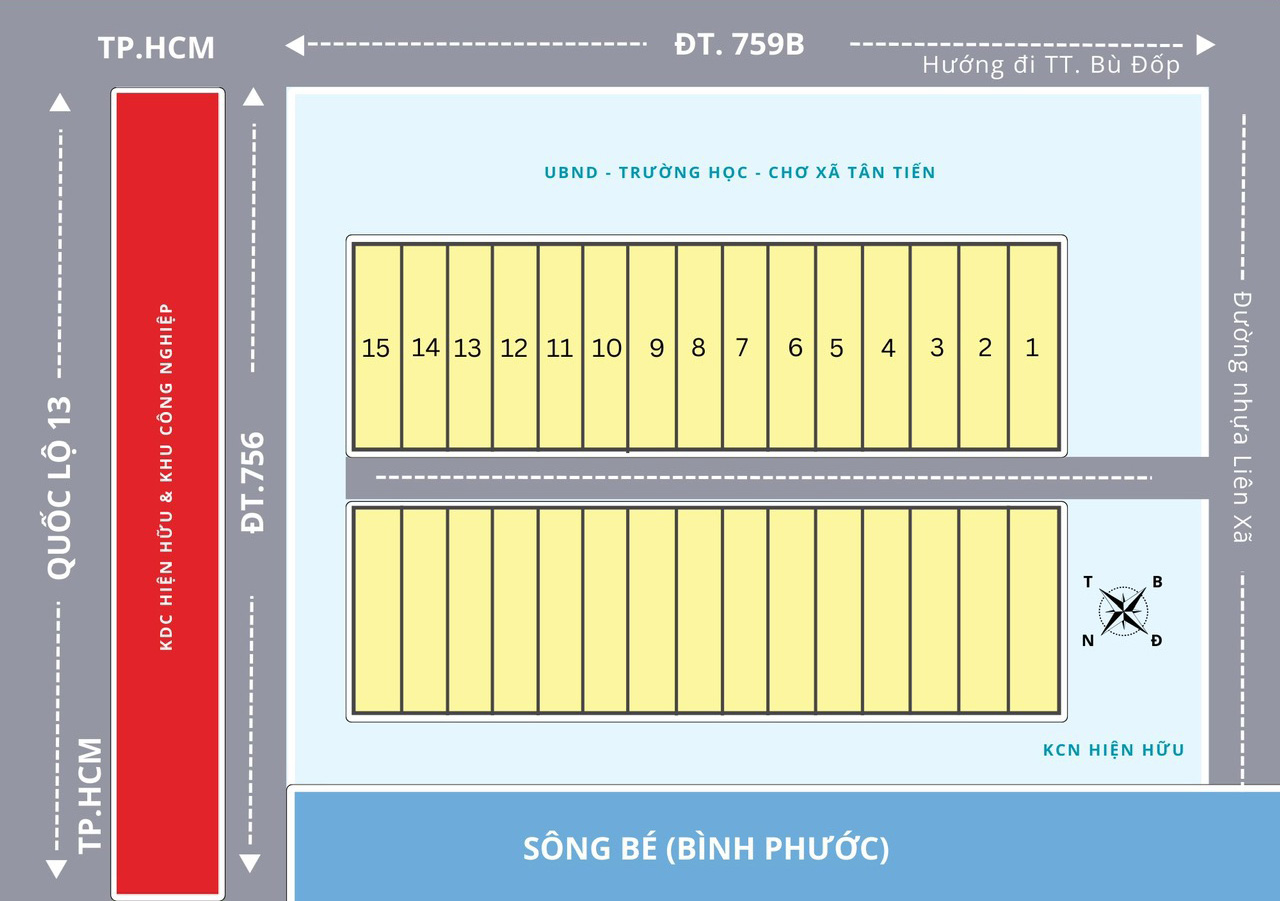 Mặt bằng Tân Tiến Riverside