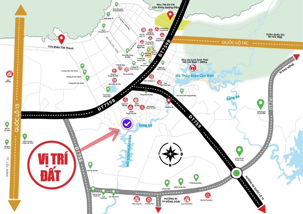 Vị trí Tân Tiến Riverside