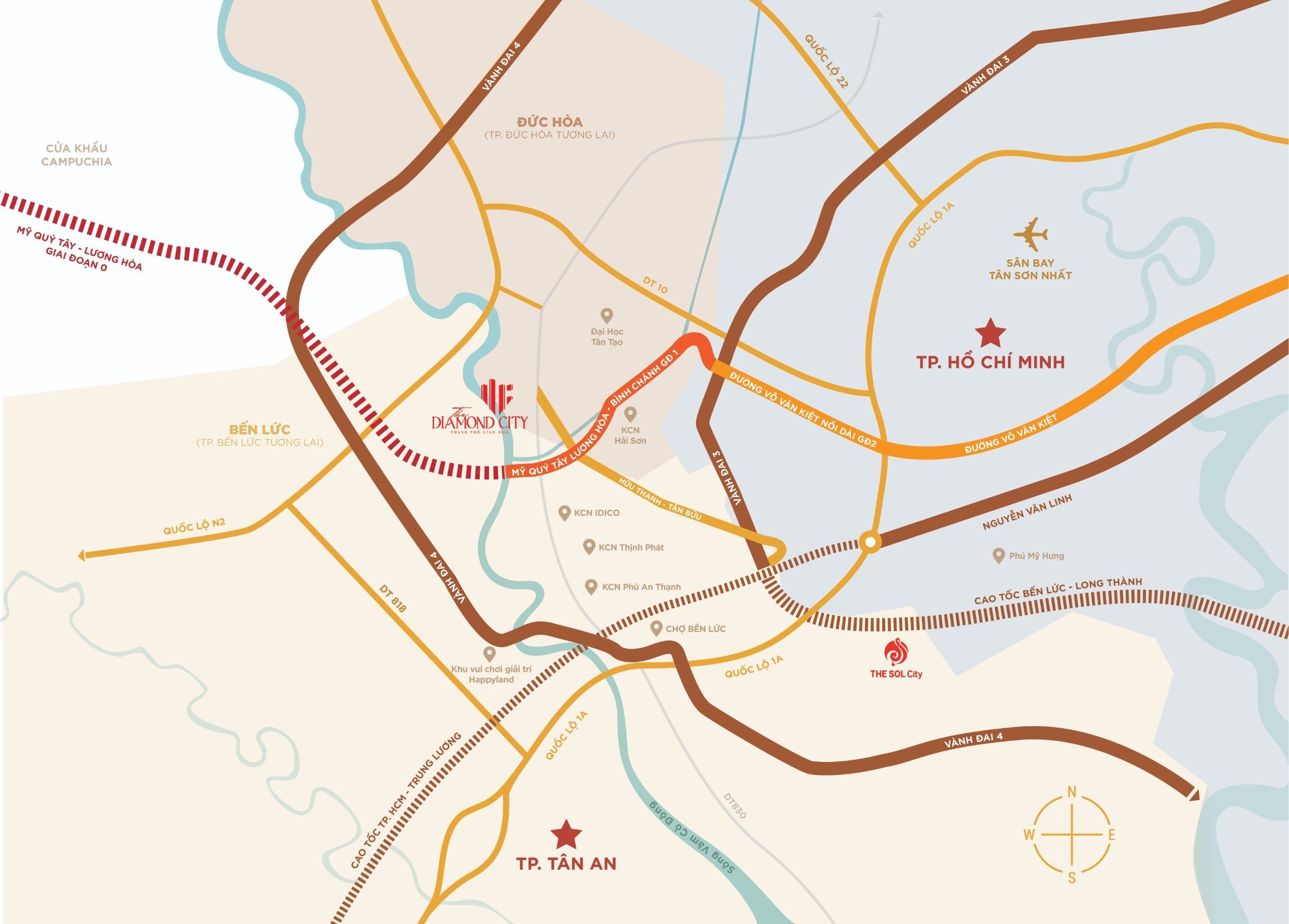 Vị trí The Diamond City